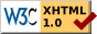 Valid XHTML 1.0. Valid CSS.
